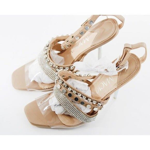 Women Sandals Mackin J Women's Open Toe Rhinestone Embossed Sandals Size 7 Multi - Picture 2 of 4